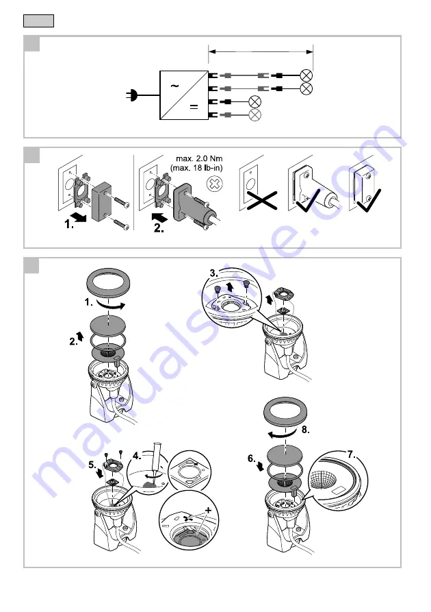 Numa Oase LunAqua Power LED Operating Instructions Manual Download Page 4