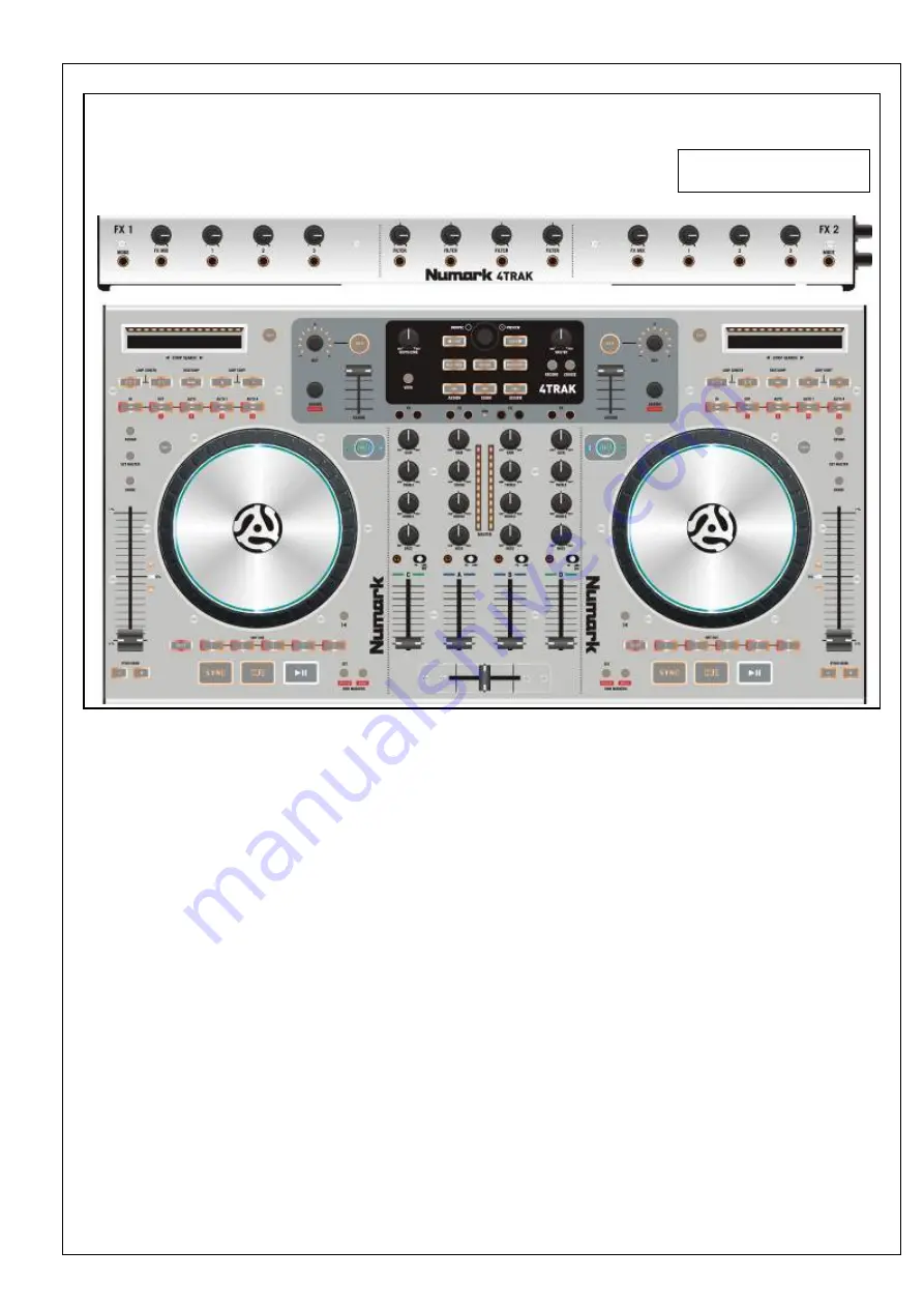 Numark 4TRAK Service Manual Download Page 1