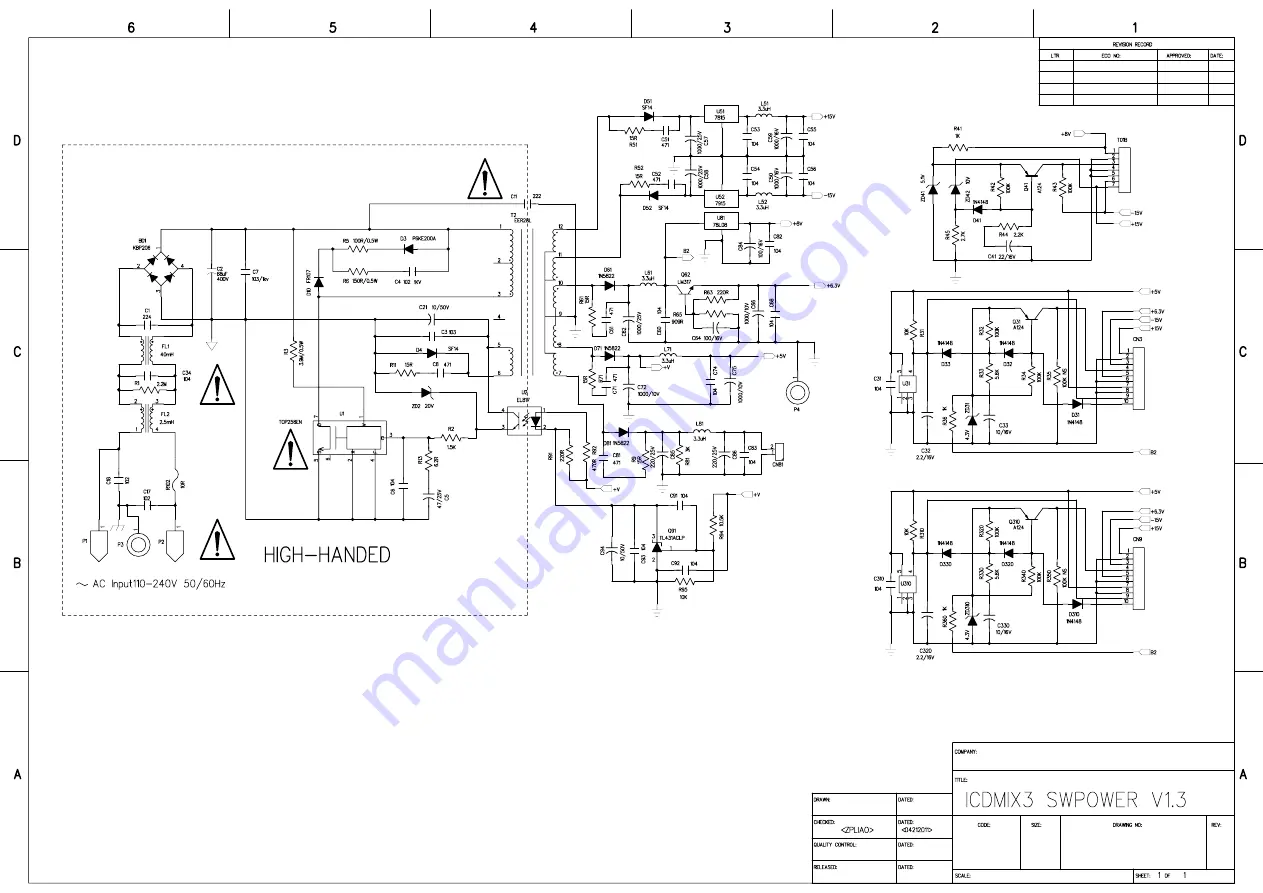 Numark cdmix usb Service Manual Download Page 32