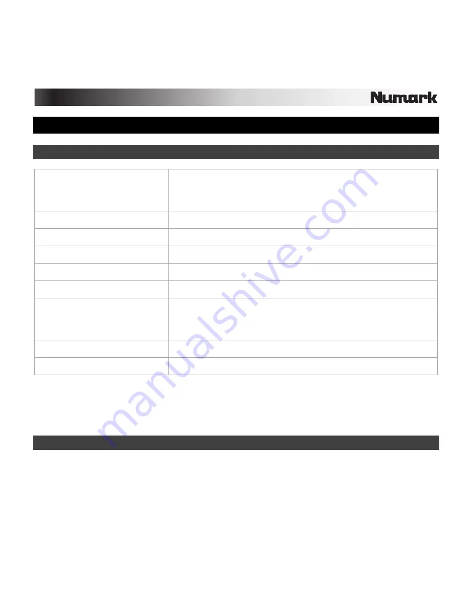 Numark HF WIRELESS User Manual Download Page 27