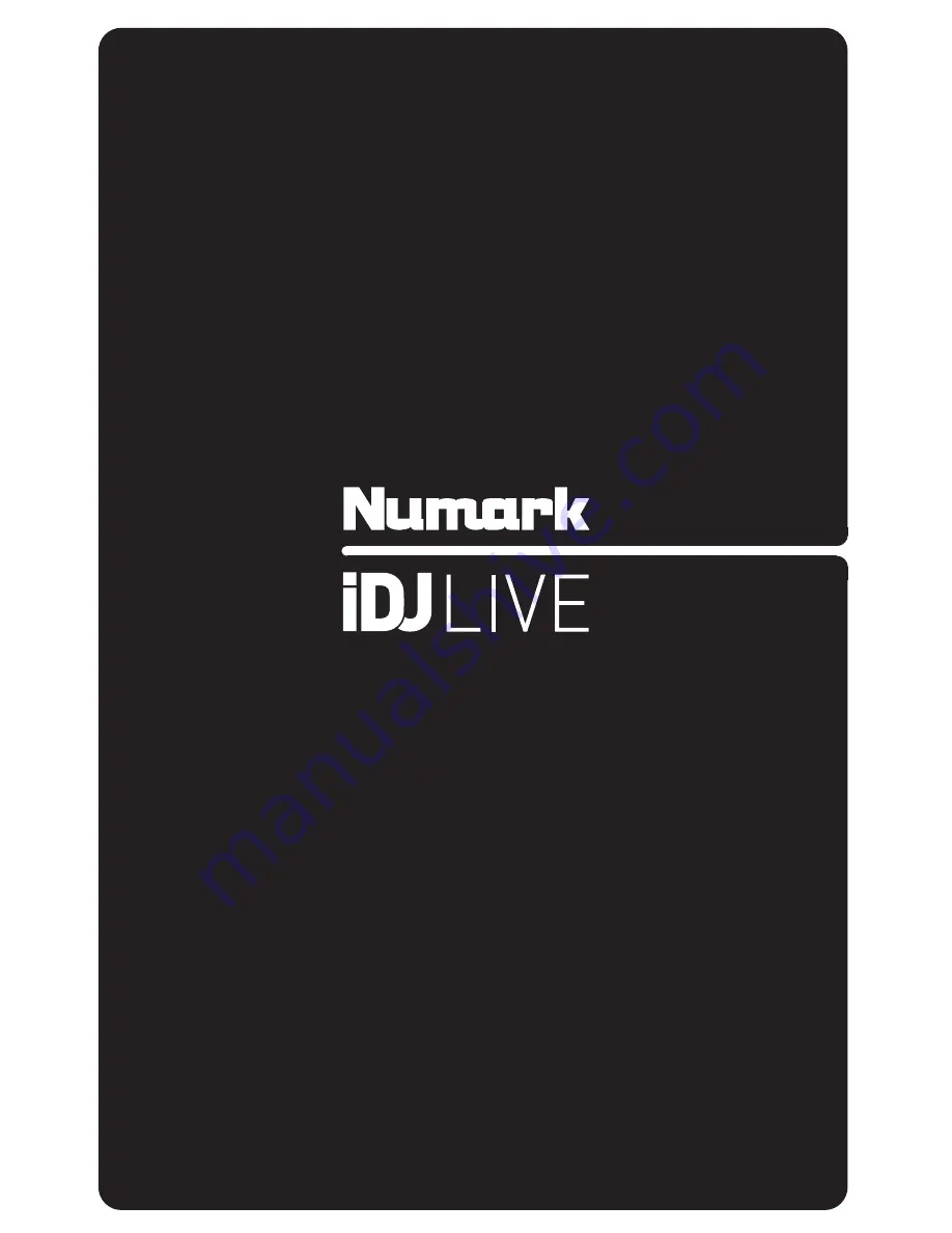 Numark iDJ Live Скачать руководство пользователя страница 1