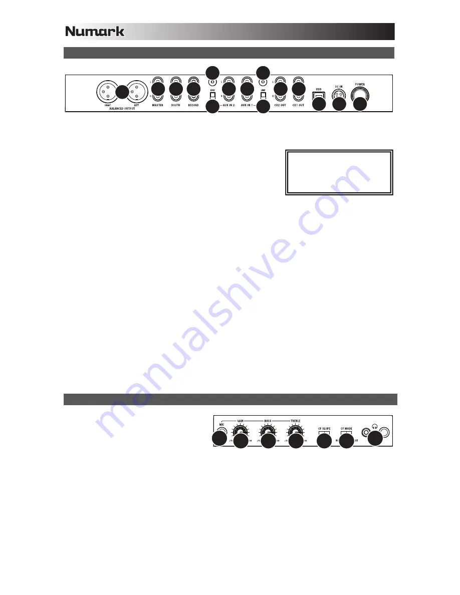 Numark MIX DECK Скачать руководство пользователя страница 26