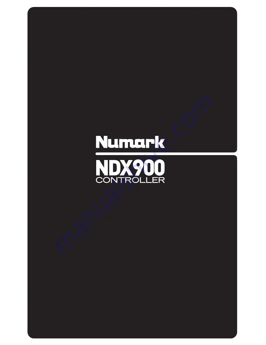 Numark NDX900 Setup Manual Download Page 1