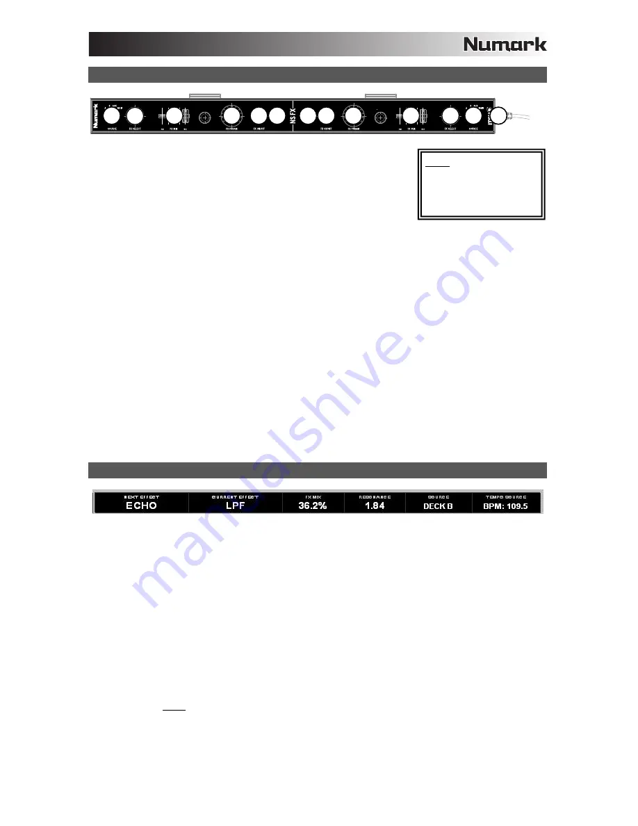 Numark NSFX Quick Start Manual Download Page 5