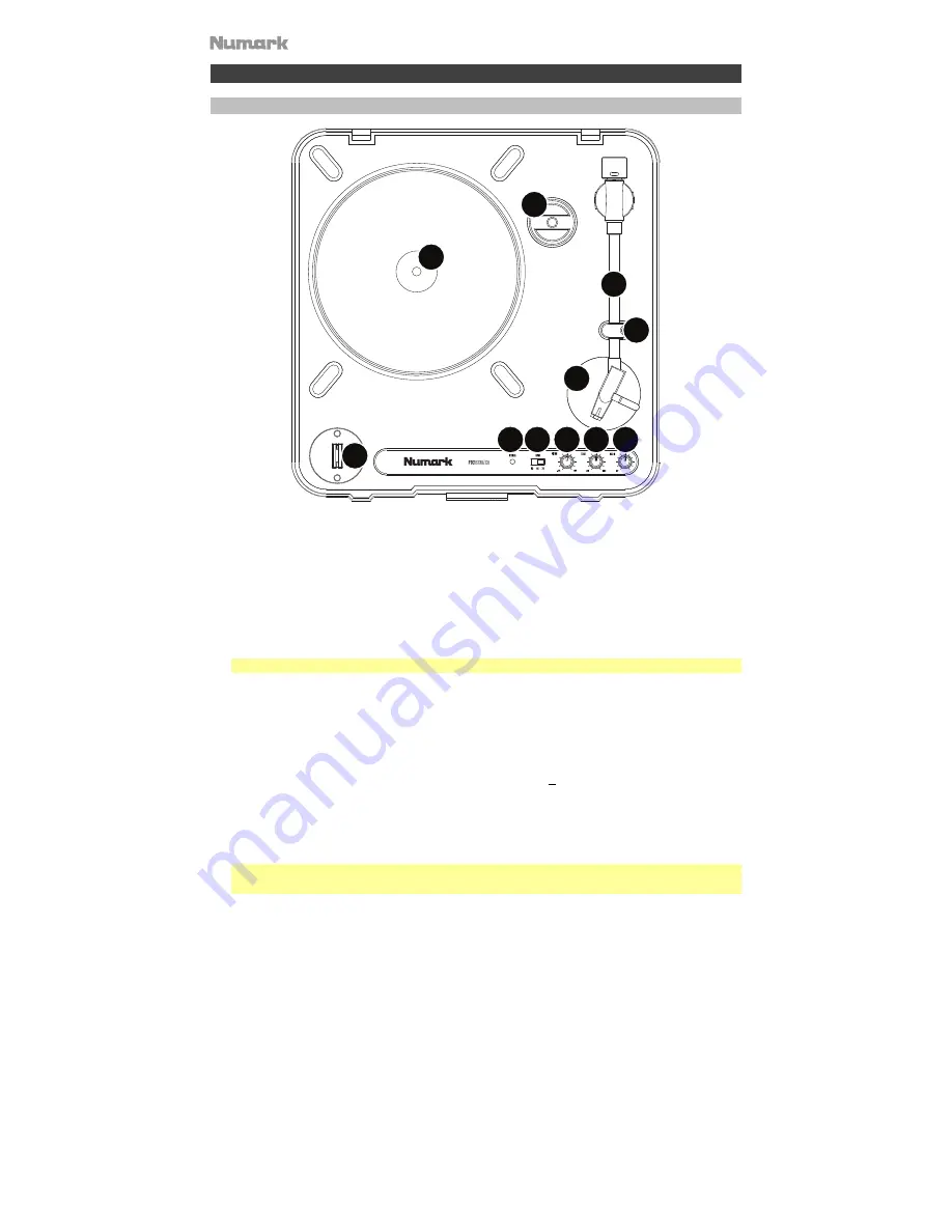 Numark PT01 Scratch Скачать руководство пользователя страница 4