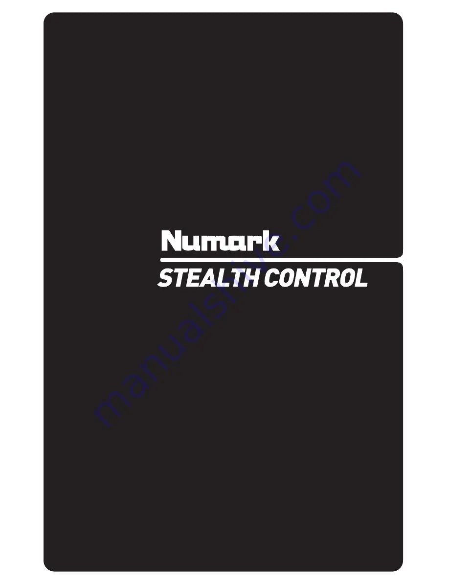 Numark STEALTH CONTROL Quick Start Manual Download Page 1