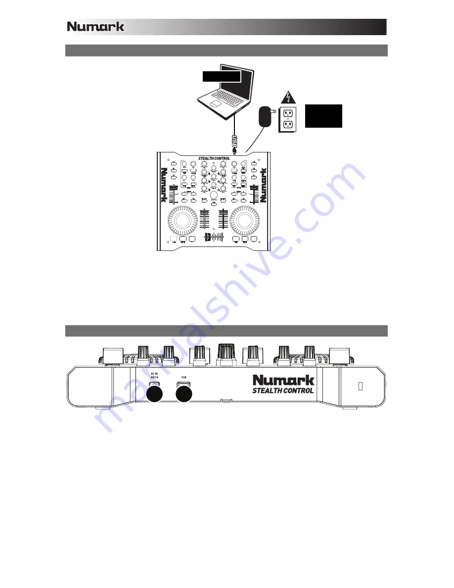 Numark STEALTH CONTROL Quick Start Manual Download Page 4