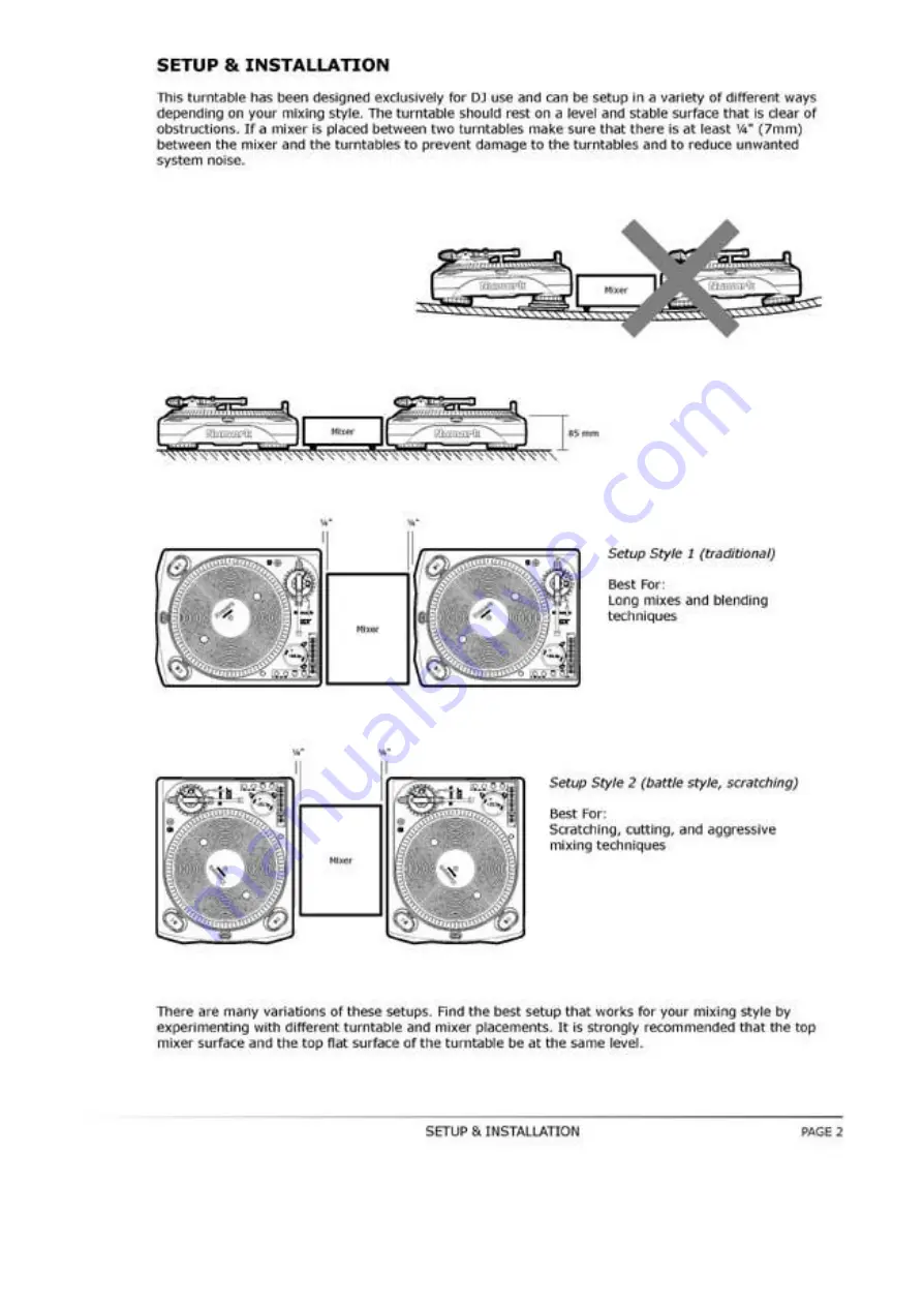 Numark TTX1 Скачать руководство пользователя страница 3