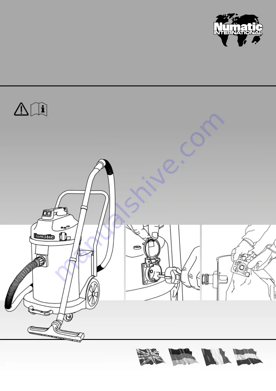 Numatic NED 570A Original Instructions Manual Download Page 1