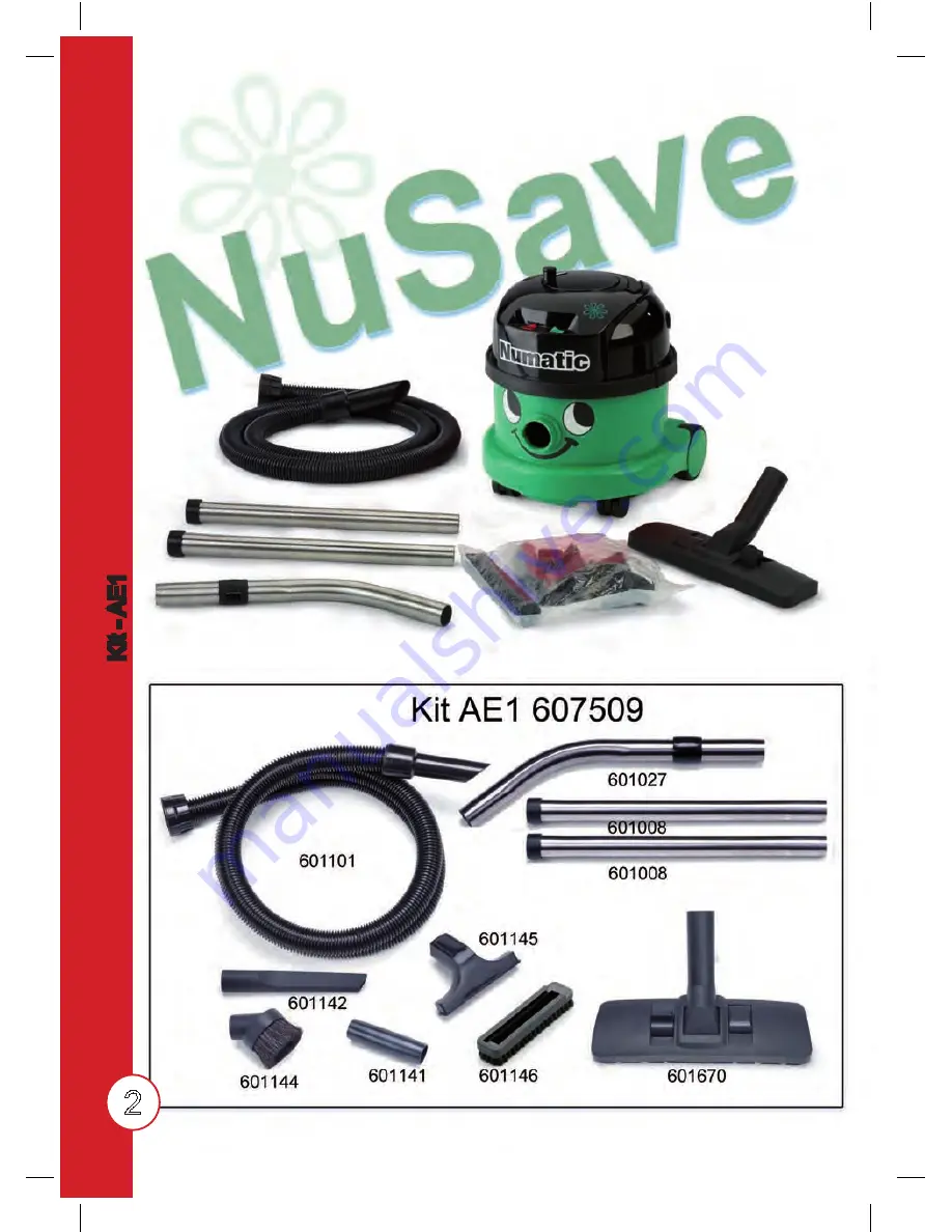 Numatic NSR 200A Original Instruction Download Page 2