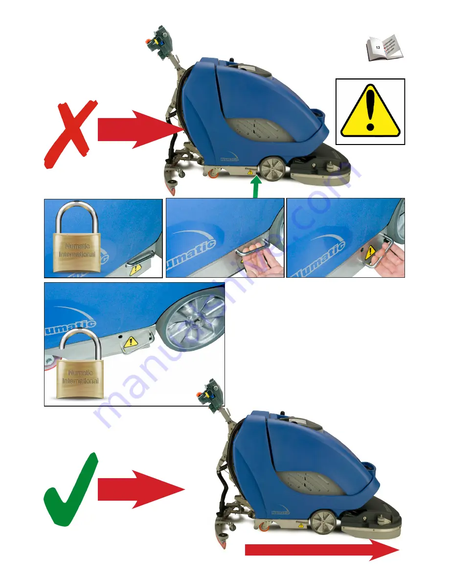 Numatic ttb 6652 100T Скачать руководство пользователя страница 13