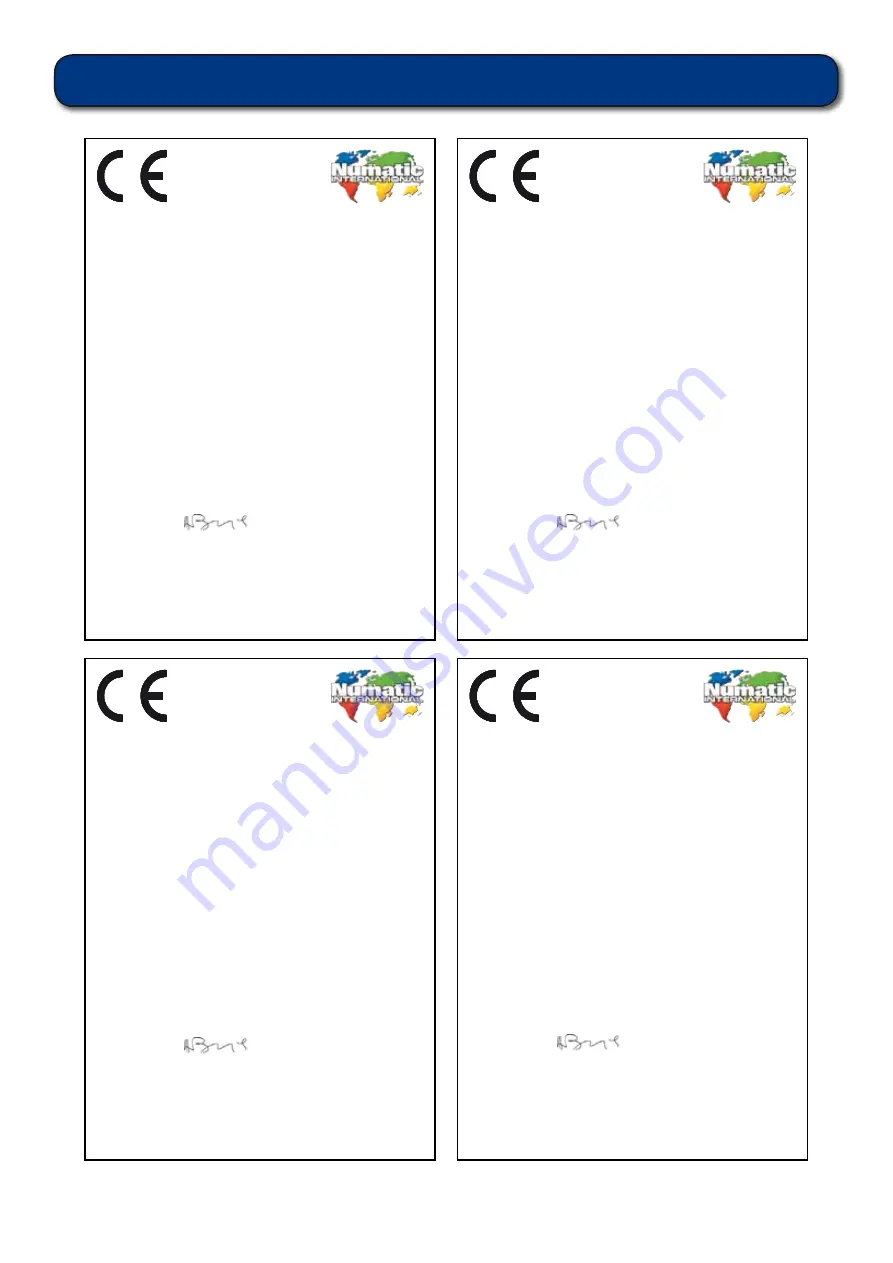 Numatic TTV - 4555/100T Owner'S Instructions Manual Download Page 67