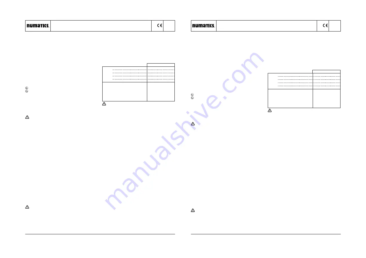 Numatics 2005 Series Installation And Maintenance Instructions Manual Download Page 1