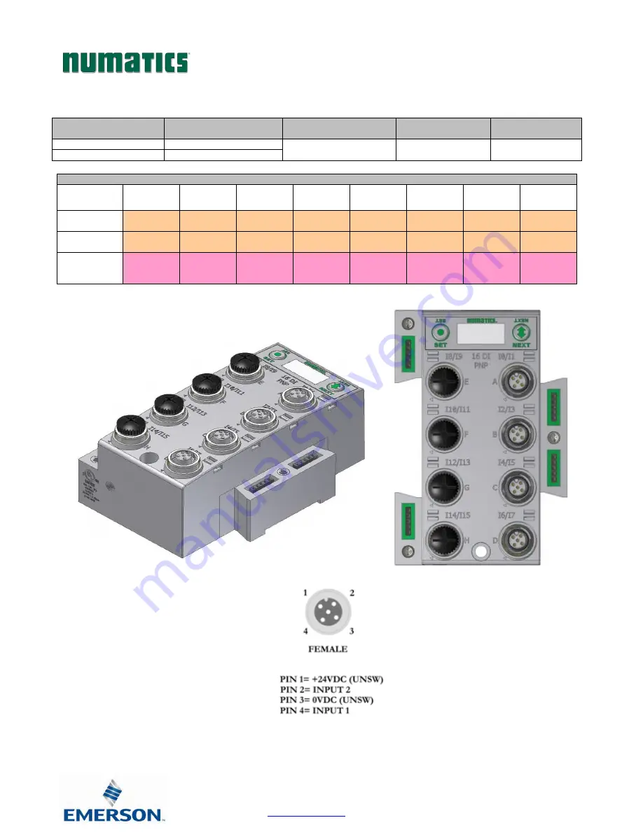 Numatics G3 Series EtherNet/IP Скачать руководство пользователя страница 62