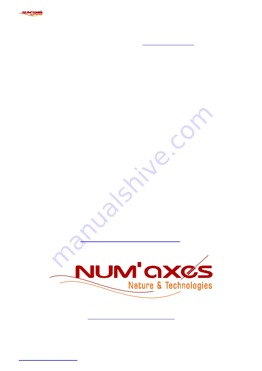 Num'axes Canicalm Series Technical Support Download Page 5