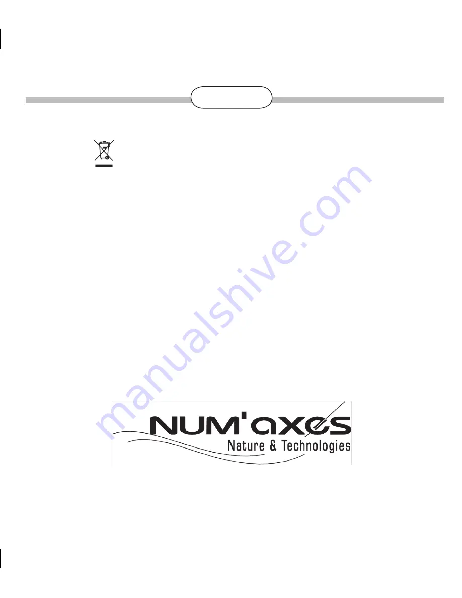 Num'axes Expert 600 User Manual Download Page 17