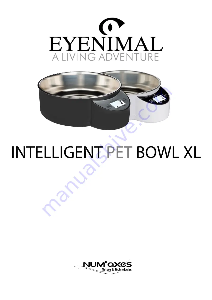 Num'axes Intelligent Pet Bowl XL User Manual Download Page 1