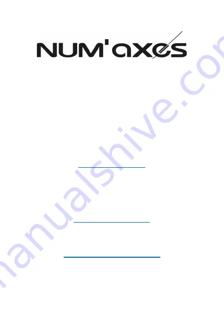 Num'axes NGPIEACC038 User Manual Download Page 60