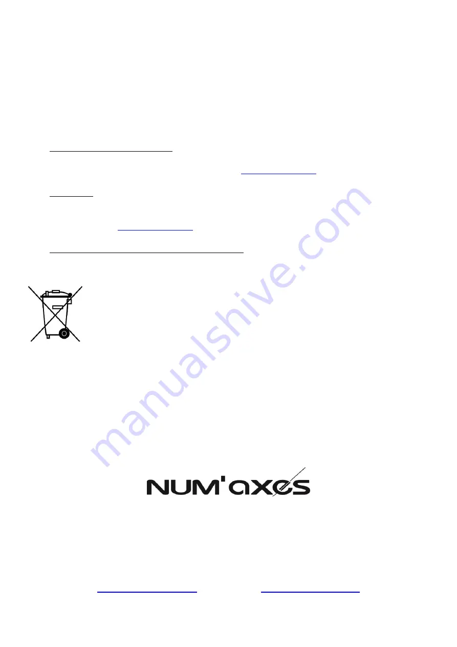 Num'axes PIE1060 User Manual Download Page 16