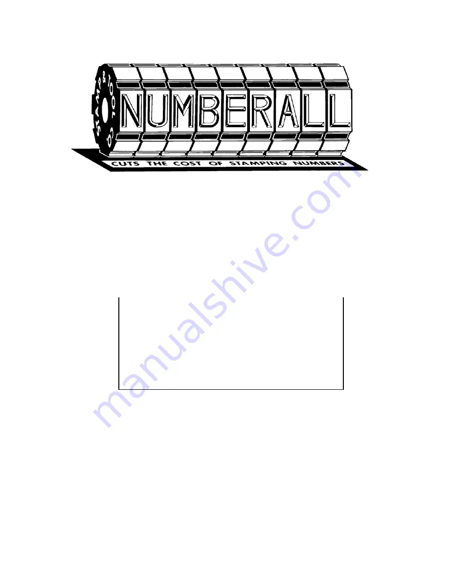 Numberall 136A User Manual Download Page 1