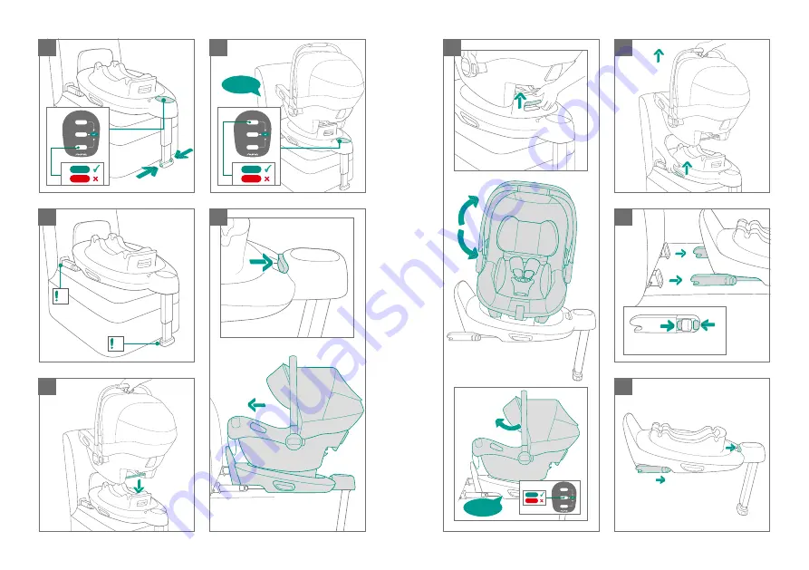 Nuna Bugaboo 360 base Instruction Manual Download Page 4