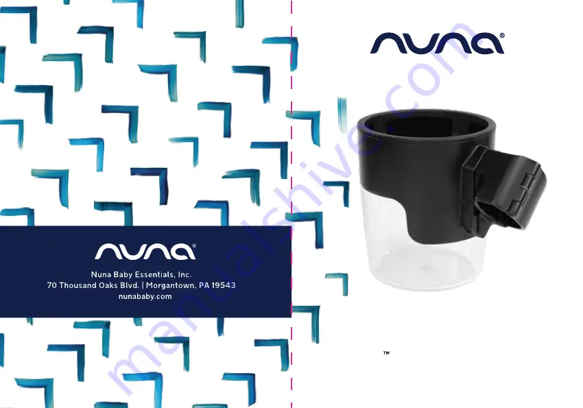 Nuna trvl cup holder Manual Download Page 1