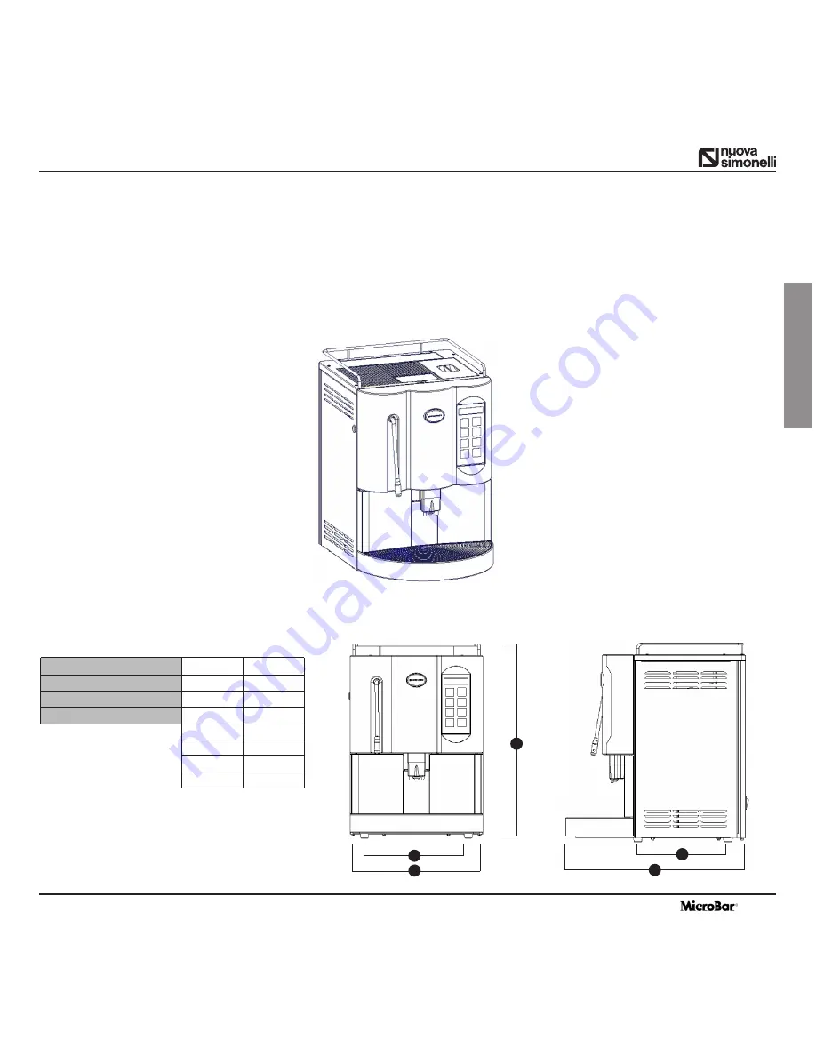 Nuova MICROBAR User Manual Download Page 1