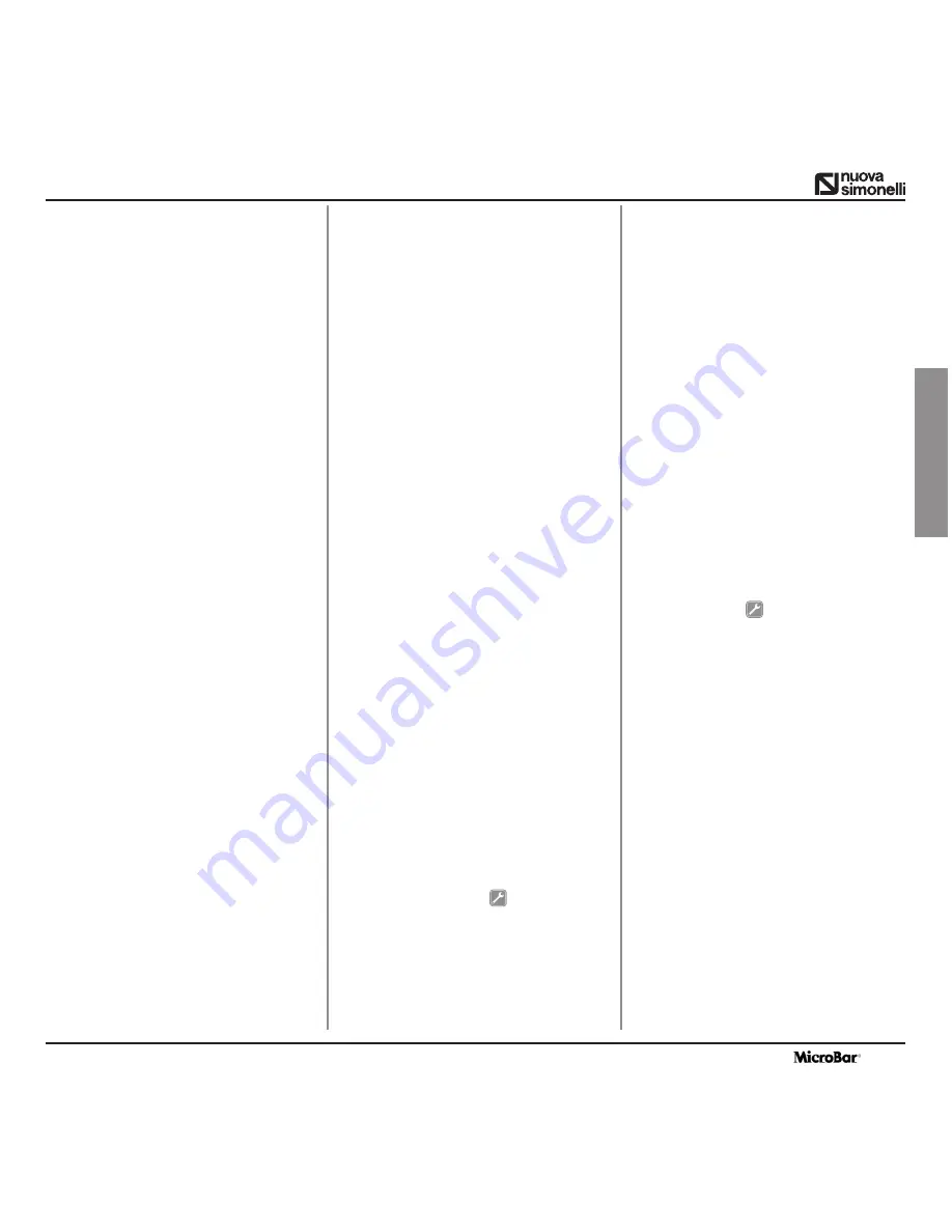 Nuova MICROBAR User Manual Download Page 17