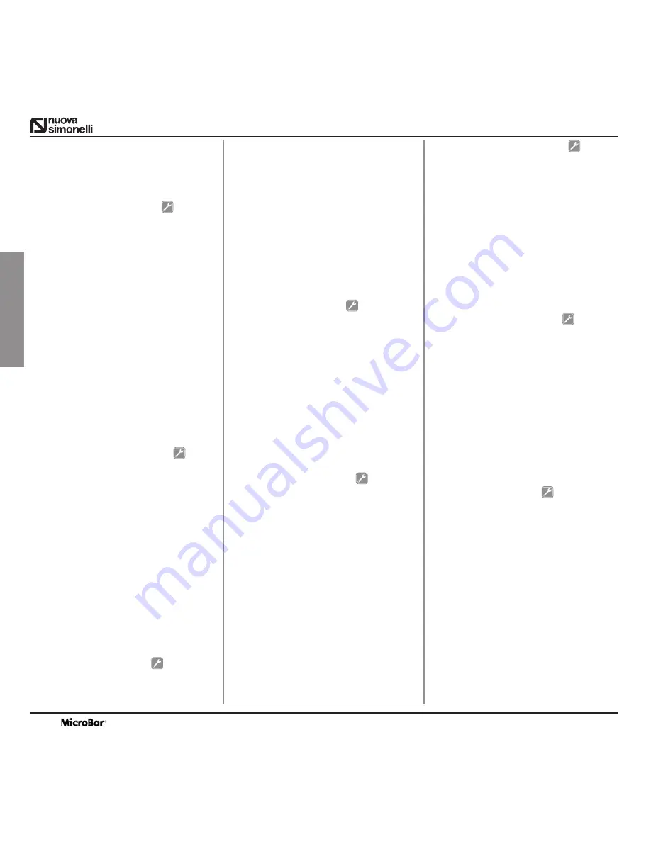 Nuova MICROBAR Скачать руководство пользователя страница 18