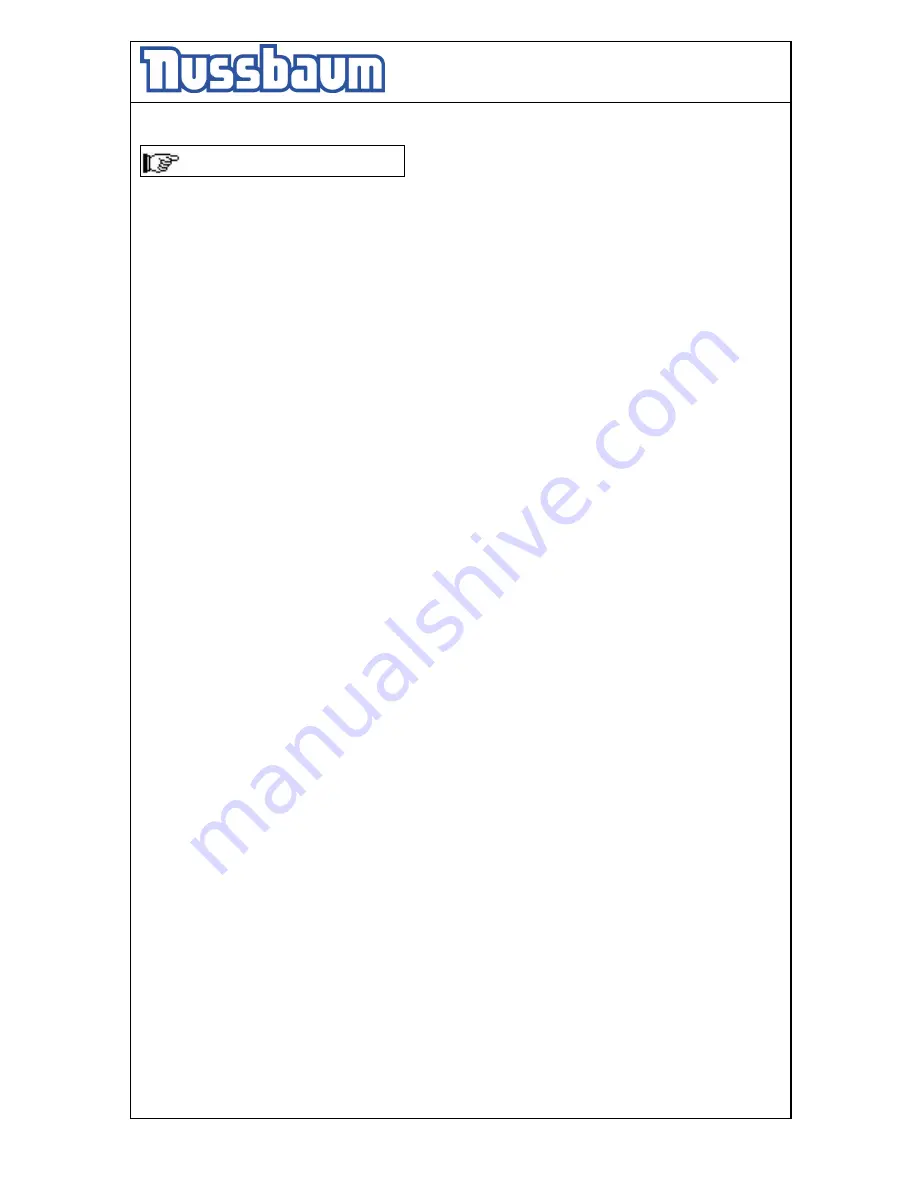 Nussbaum MCS 5500 ND WIRELESS Operating Instruction Download Page 36