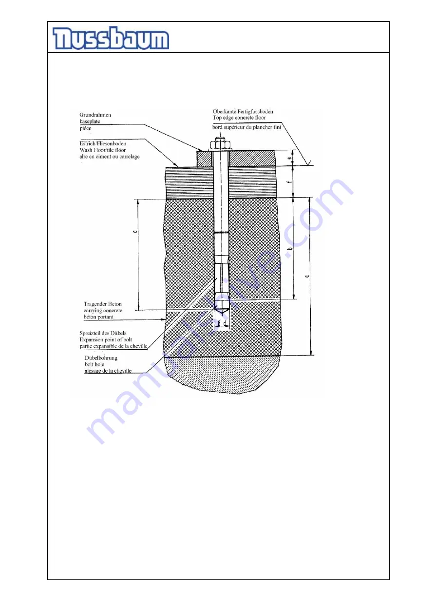 Nussbaum UNI-LIFT 3200 NT Plus ND Operating Instruction And Documentation Download Page 43