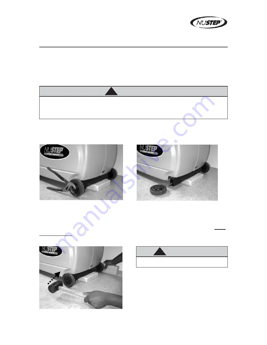 Nustep TRS 4000 Service Manual Download Page 76