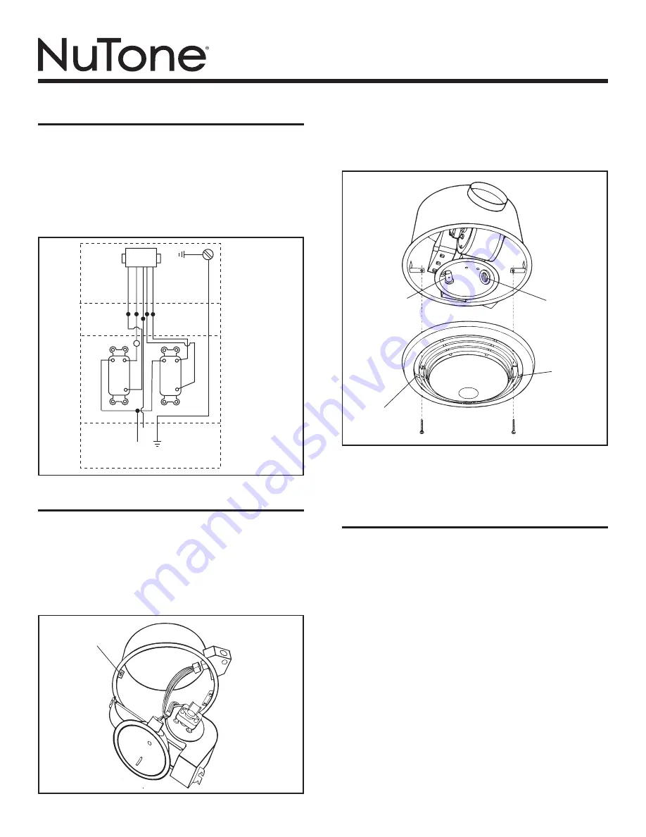 NuTone 9093WH DELUXE HEAT-A-VENTLITE Скачать руководство пользователя страница 7