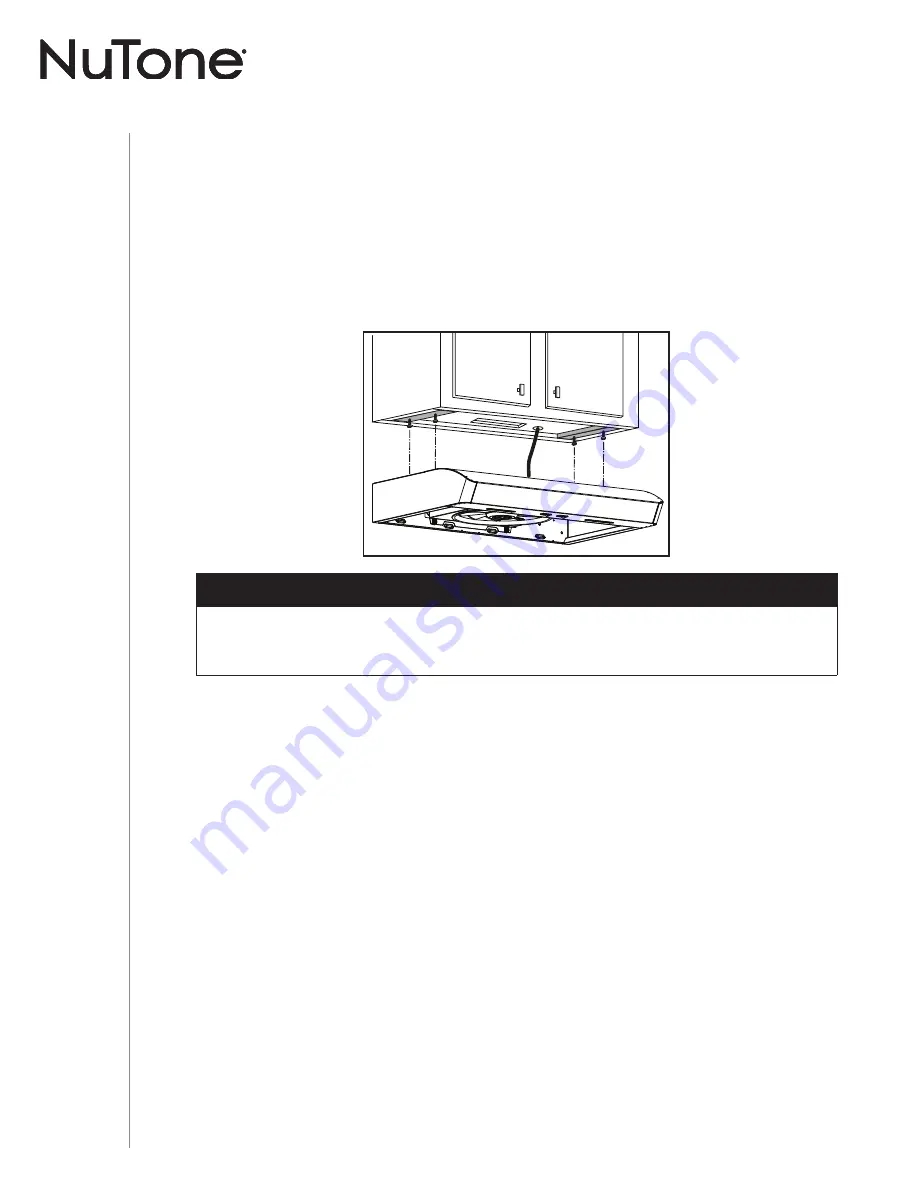 NuTone AVDF1 Series Installation Use And Care Manual Download Page 68