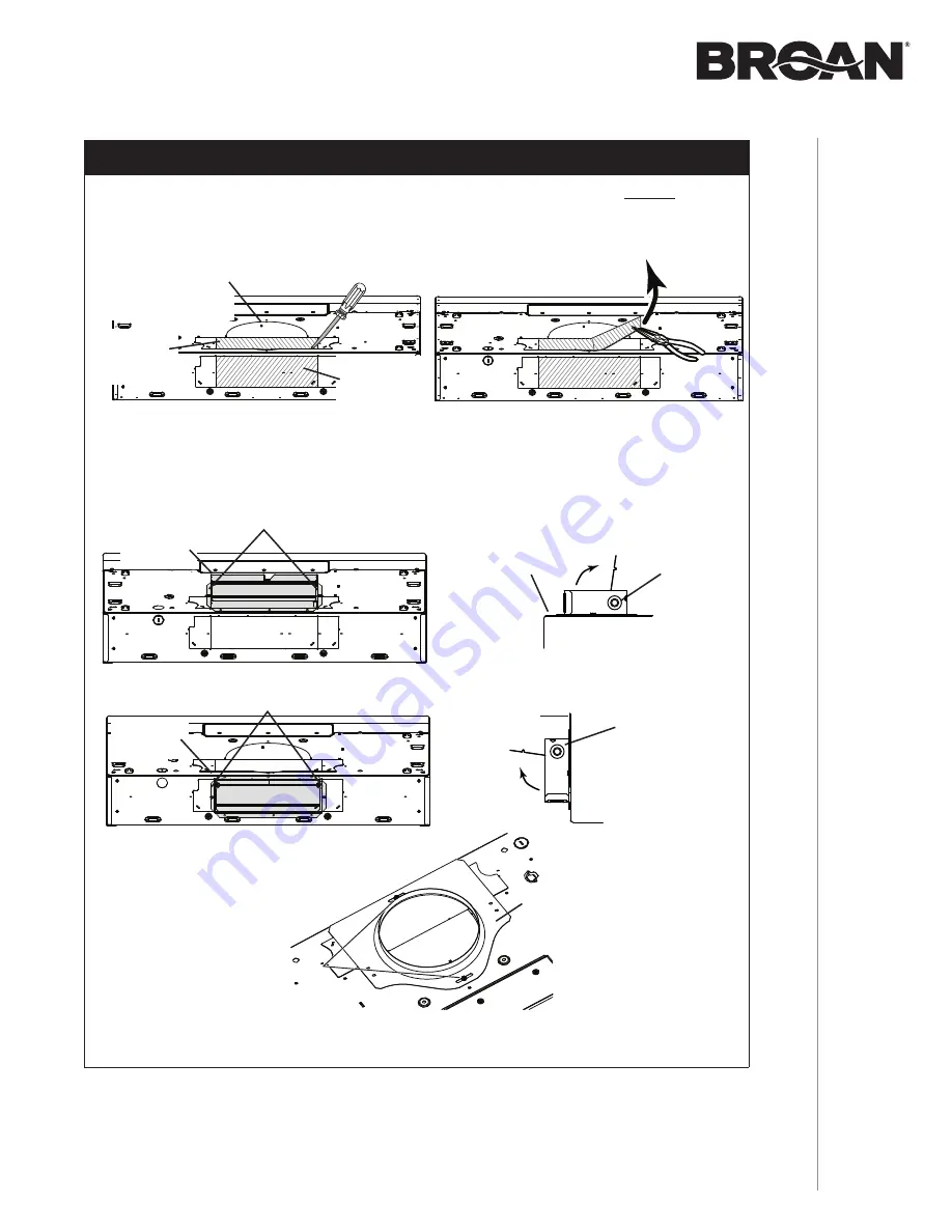 NuTone CLLB1 Series Installation Use And Care Manual Download Page 13