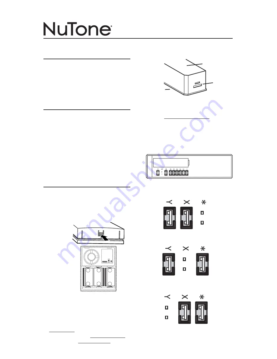 NuTone LA522WH Installation Instructions Manual Download Page 5