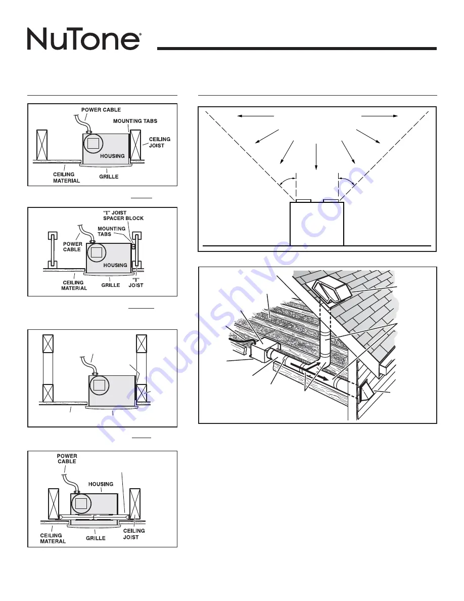 NuTone QTN130EC Instructions Manual Download Page 2