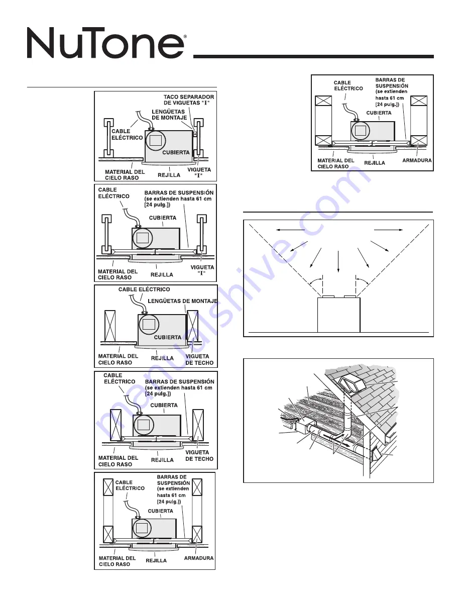 NuTone ULTRA SILENT QTRN Series Instructions Manual Download Page 6