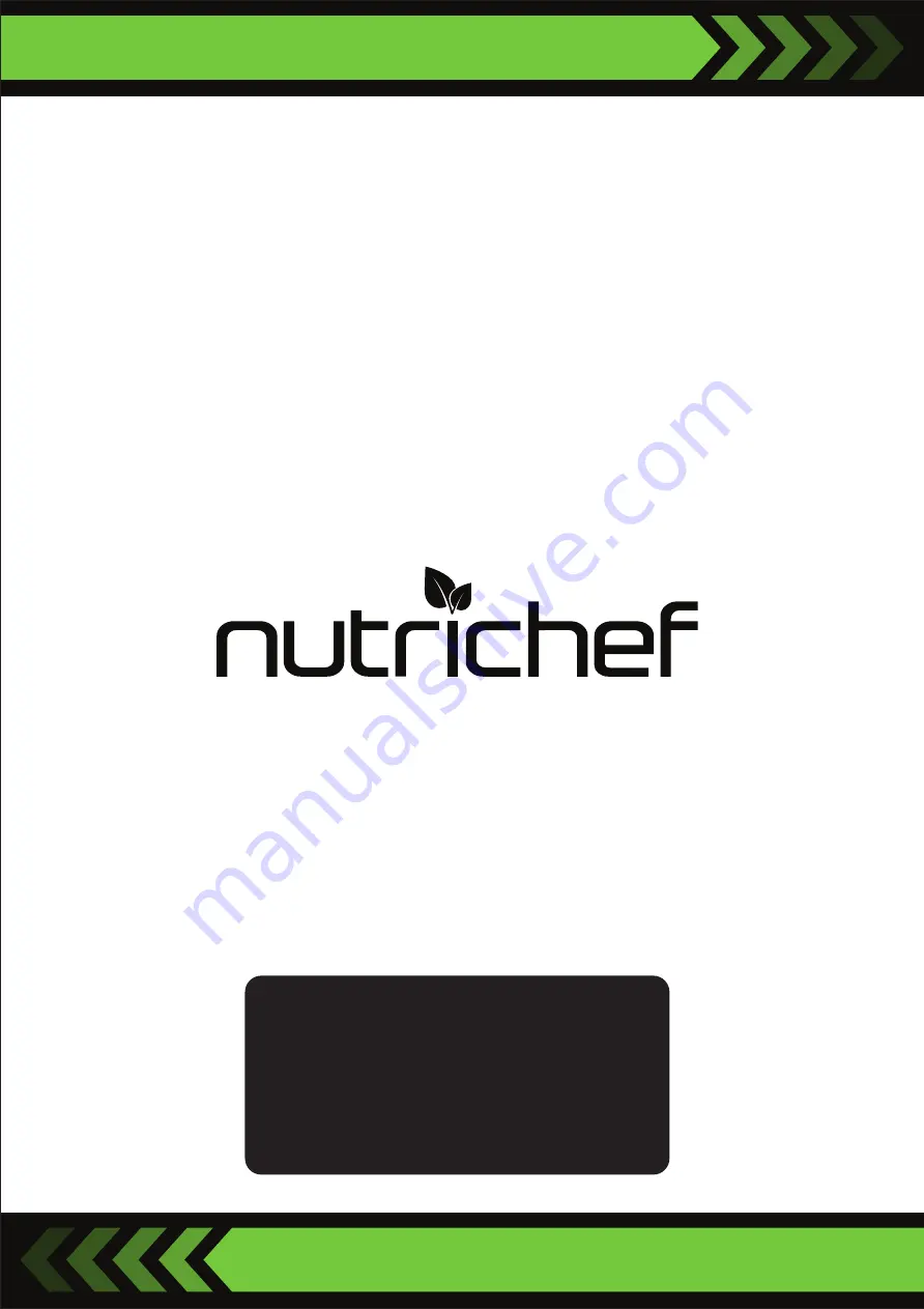 NUTRICHEF PKCWC User Manual Download Page 14