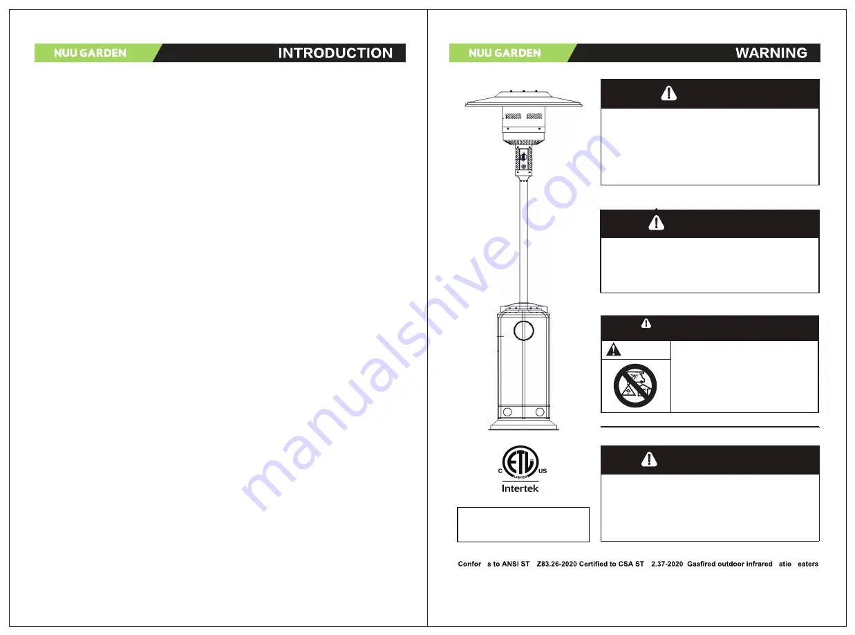 Nuu Garden AH002 Скачать руководство пользователя страница 11