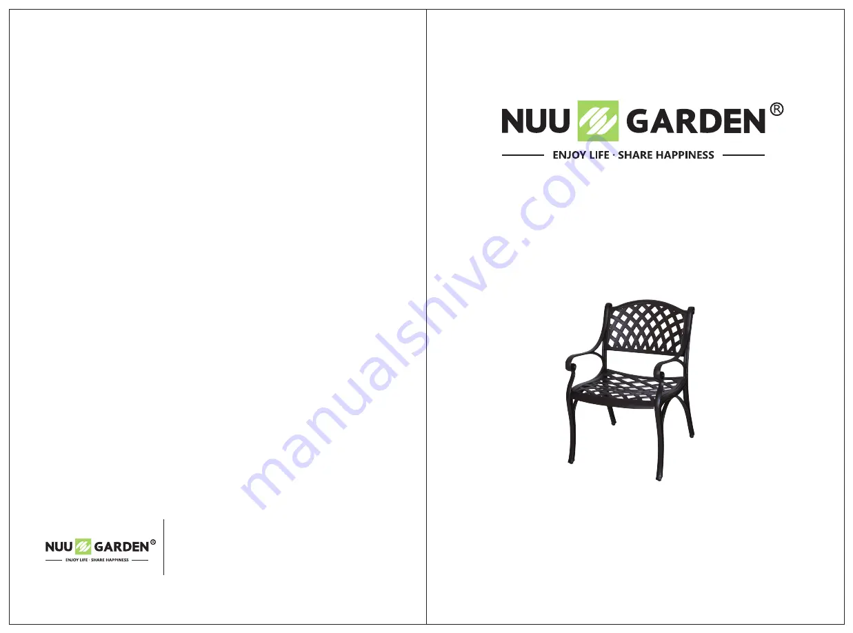 Nuu Garden CD002A Instruction Manual Download Page 1