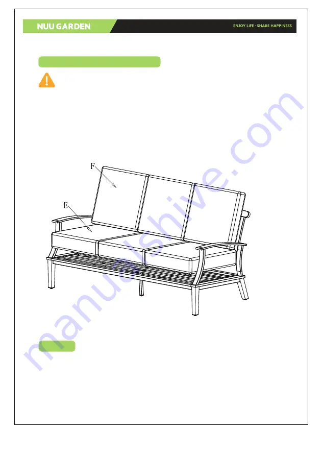 Nuu Garden SAS094-01-HS Instruction Manual Download Page 8