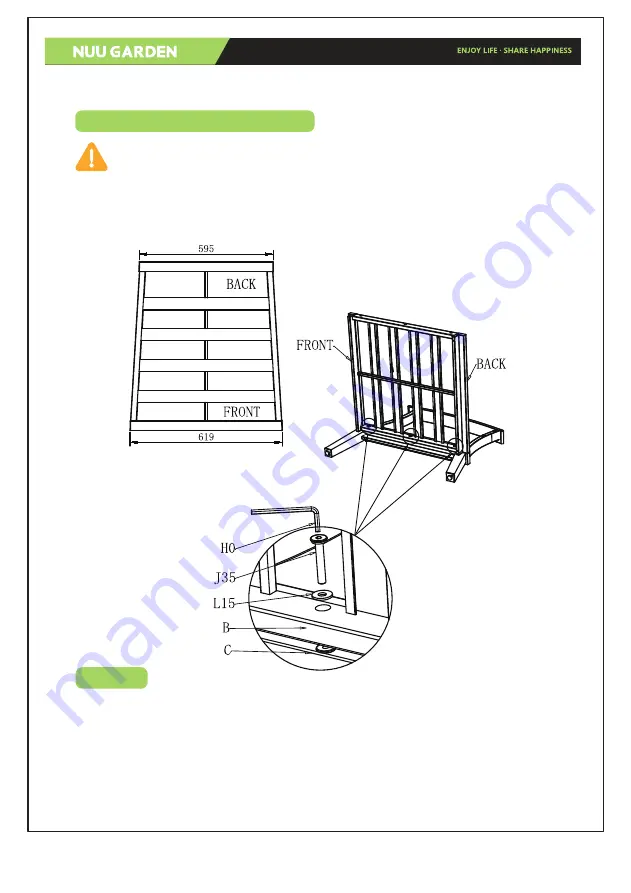 Nuu Garden SAS094-01-HS Instruction Manual Download Page 10