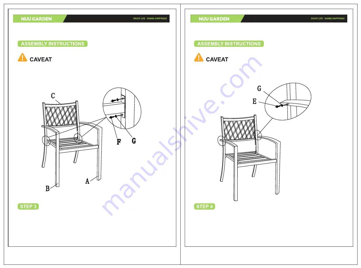 Nuu Garden SID002-01 Instruction Manual Download Page 4