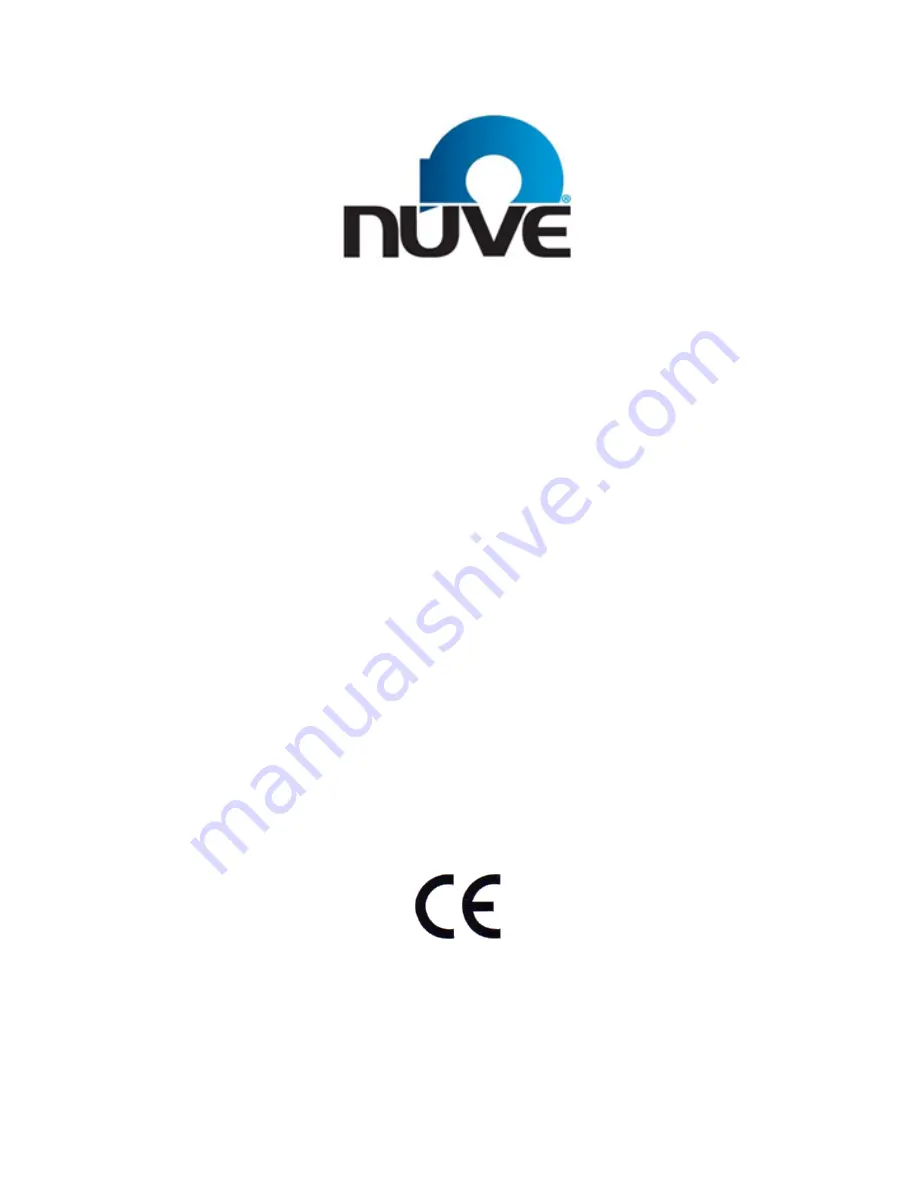 NUVE BM 15 Instruction Manual Download Page 1