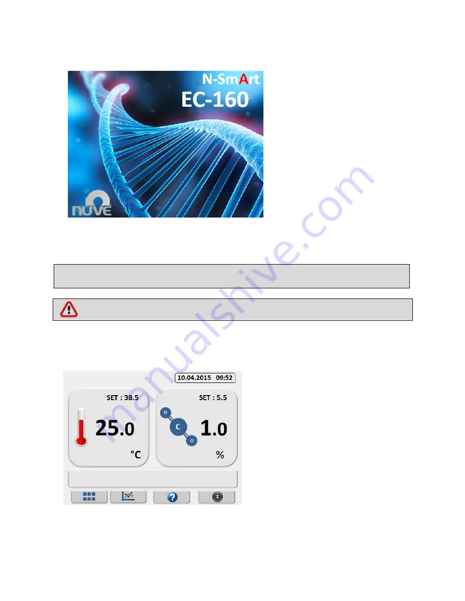 NUVE EC 160 User Manual Download Page 18