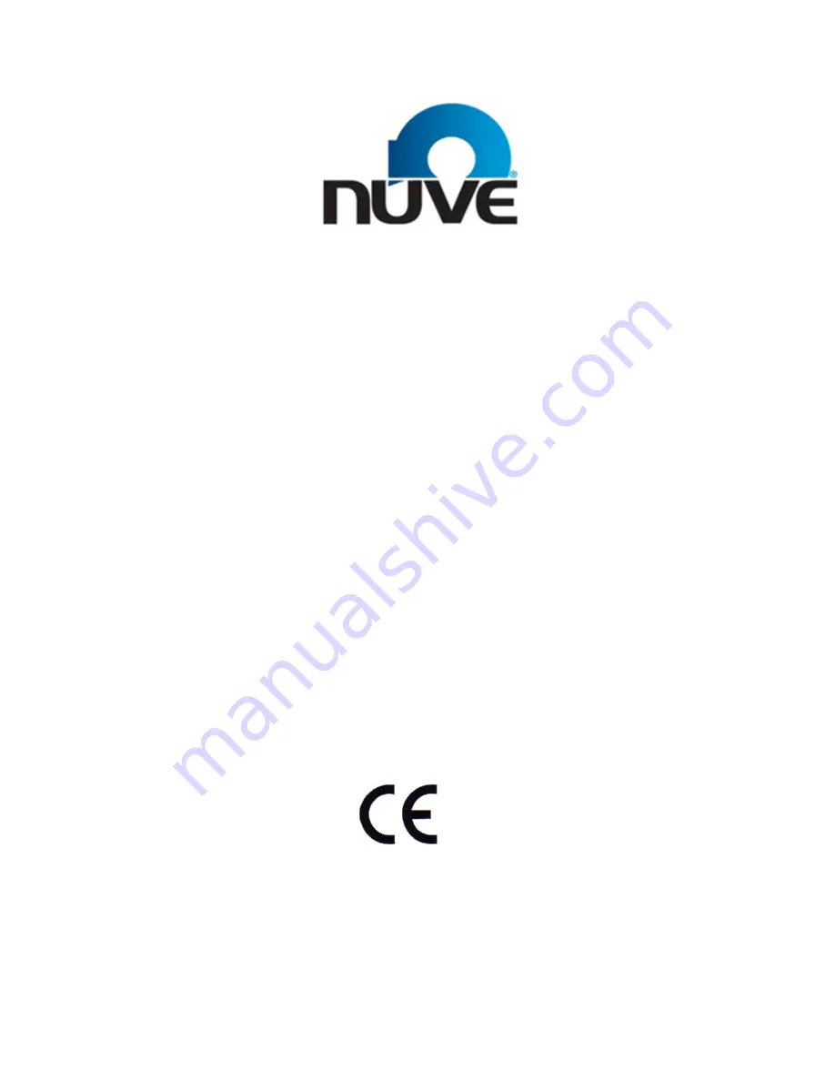 NUVE FR 290 User Manual Download Page 1