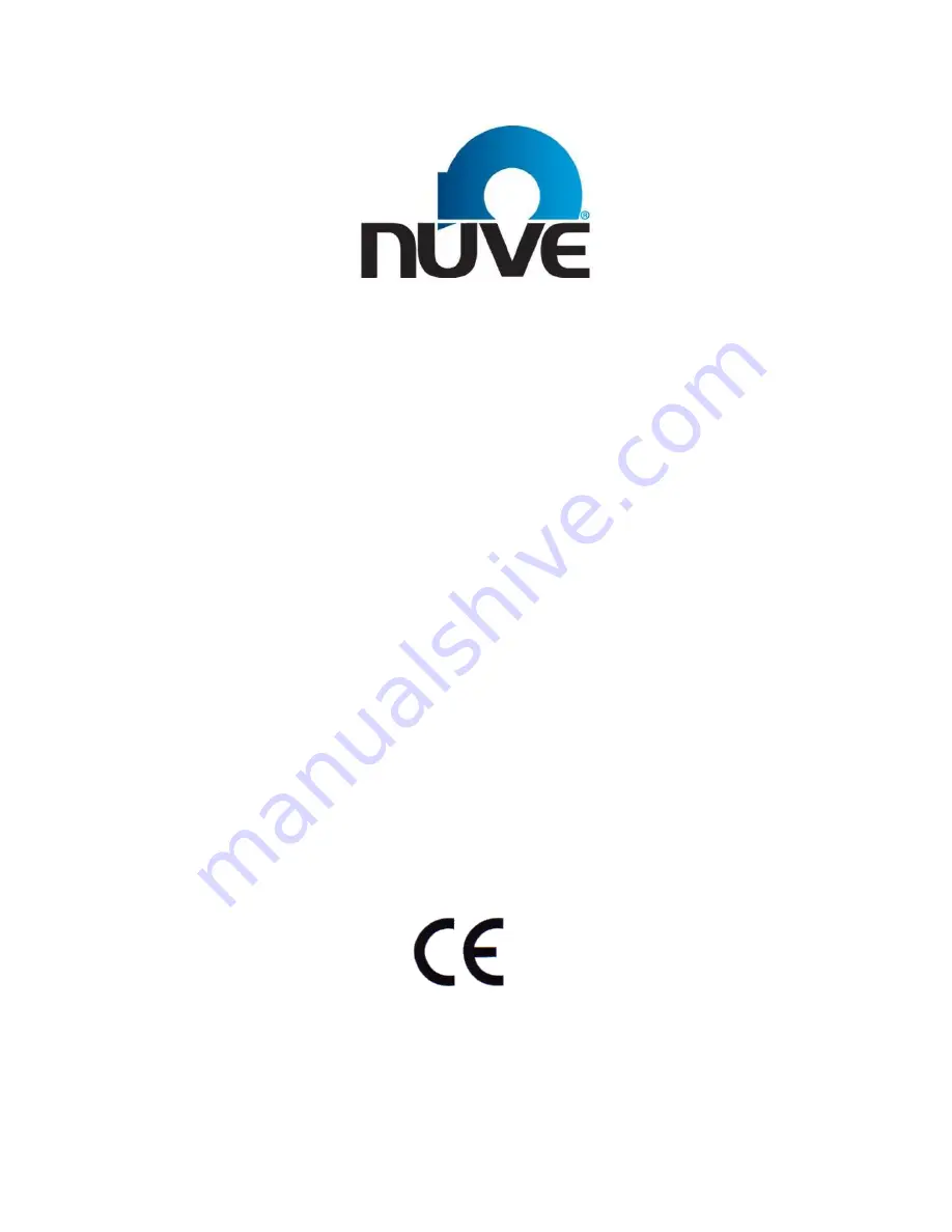 NUVE NC 23B User Manual Download Page 1