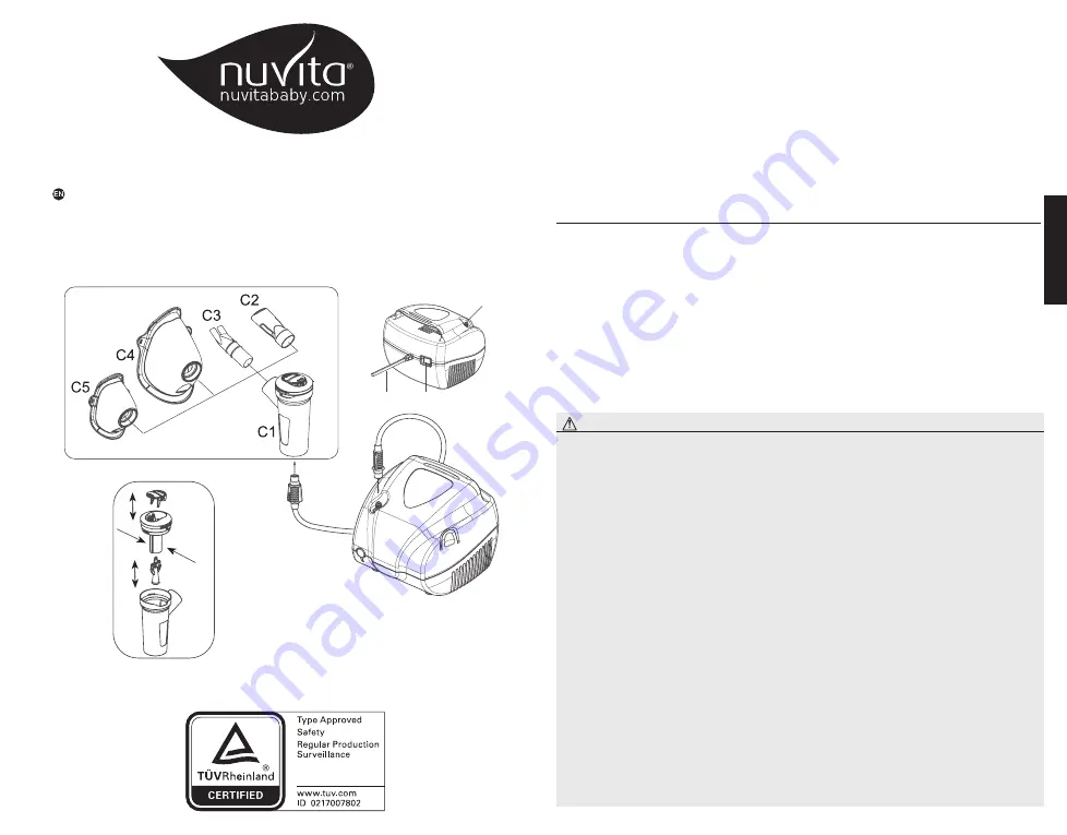 nuVita P0207EM F400 User Manual Download Page 1