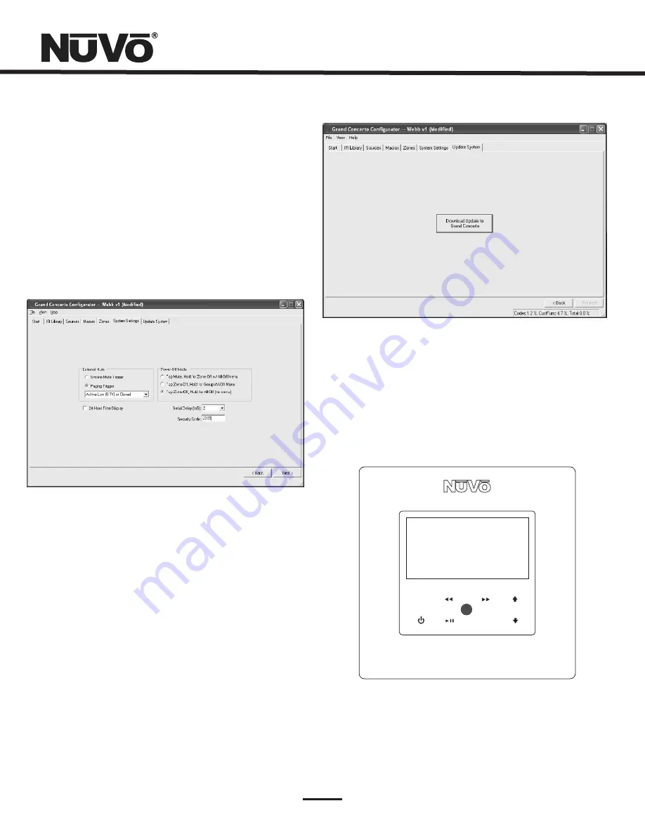 Nuvo Cocerto NV-I8GXS Installation Manual Download Page 24